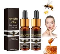 agctrler Lot de 2 sérums de venin d'abeille contre les rides pour le visage, sérum anti-âge, essence Venom d'abeille, améliore l'hydratation de la peau, la décoloration des ridules