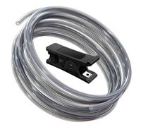 agctrler Tuyau PTFE de 10 m, 2,5 mm ID × 4 mm OD Tube PTFE à faible friction avec cutter pour filament d'imprimante 3D de 1,75 mm, pour Bambu Lab A1/A1 mini/P1P/P1S/X1C, pour K1/K1 Max/Ender 3 V3