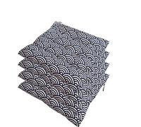 AGDLLYD Lot de 4 galettes de Chaise Lea, Coussin de Chaise Souple Rembourré avec Liens Décoration Portable Maison Bureau Multi-Colore,Soft Seat Cushion 40 x 40 cm (H)