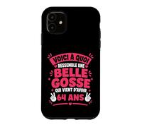 Age Belle Gosse 64 Ans Fille Humour Anniversaire 64 Ans Coque pour iPhone 11