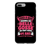 Age Belle Gosse 64 Ans Fille Humour Anniversaire 64 Ans Coque pour iPhone 7 Plus/8 Plus