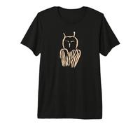 Age de Pierre Peinture rupestre d'un Hibou de la Grotte Chauvet T-Shirt Haut de Gamme