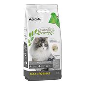 Agecom Litière végétale soja Essentiel au Charbon Actif 15 L