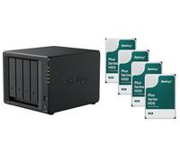 agemeo NAS DiskStation DS425+ avec 4 disques durs de 4 To HAT Plus et 2 Go de RAM, total de 16 To