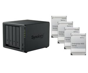 agemeo NAS DiskStation DS925+ avec 4X disques durs 4To Hat Enterprise et avec 4Go RAM, Total: 16 to