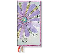 Agenda 2016 PAPERBLANKS Floraison format Slim 90x180 mm - 1 semaine sur 2 pages horizontal