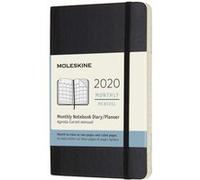 Moleskine 12 Monate Monats Notizkalender 2020 Pocket/A6, 1 Mo