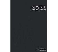 Agenda 2021 Semainier: Professionnel A4 Noir Pro Janvier a Décembre Français Ancien