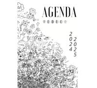 Agenda 2024/2025 | Année scolaire |A4 | Spécialisé pour les éducateurs | Fiches techniques, Activités, Post-it | 21x29cm: Couverture souple | Semainier double page | 52 semaines |