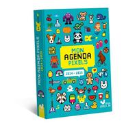 Agenda 2024-2025 pixels - Collectif - Deux Coqs D'or - relié - Agenda