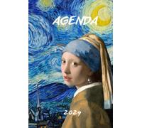 Agenda 2024: Petit format de poche, Semainier, Planificateur hebdomadaire, Format 10x15 cm, 112 pages sur papier crème 90g/m², Van Gogh, Vermeer