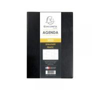 Agenda 2024 Semainier Pratic Exacompta 14 X 18 Cm - Janvier À Décembre 2024 - Noir