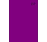 Agenda 2025 16x24 Cm: Violet - Semainier 7 Jours Lundi au Dimanche - Une Semaine Sur 2 Pages - en francais - Vertical - Horaire 30 Min - Janvier à ... Souple - Sans Spirale - Pour Homme & Femme.
