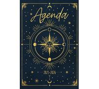 Agenda 2025 2026: Astrologie | Semainier (1 semaine sur 2 pages) | Format de poche - A6 | 10x15 cm | Planning hebdomadaire vertical | Août 2025 - Juillet 2026 | Colonnes & horaires | Famille organisée