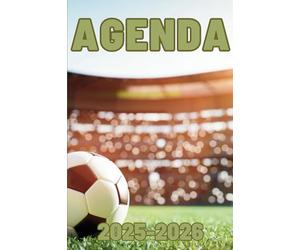 Agenda 2025-2026 Foot - Spécial TDAH, Dysgraphie, Dys : Aide à l’organisation et aux devoirs