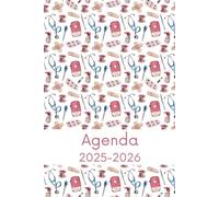 Agenda 2025-2026: Idée de cadeau pour docteur, étudiant en médecine, futur médecin, infirmière, Planificateur organisateur mensuel et semainier