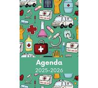 Agenda 2025-2026: Idée de cadeau pour docteur, étudiant en médecine, futur médecin, infirmière, Planificateur organisateur mensuel et semainier