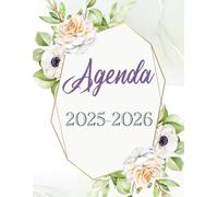 Agenda 2025-2026: Planificateur 24 mois de Janvier 2025 a décembre 2026 | organisateur Pratique Avec Planning Mensuel | Cadeau idéal pour femme