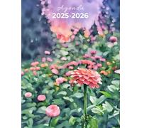 Agenda 2025-2026 - Planificateur doux et minimaliste pour une année organisée: Semainier vertical, pages simples, espace pour écrire, parfait pour les femmes occupées