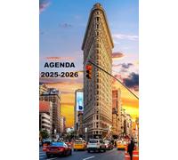 AGENDA 2025 2026: Planificateur scolaire NEW YORK ( Septembre 2025/juillet 2026) pour Etudiant, lycée, collège, primaire Une page un jour Format A5