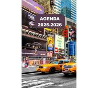 AGENDA 2025 2026: Planificateur scolaire NEW YORK ( Septembre 2025/juillet 2026) pour Etudiant, lycée, collège, primaire Une page un jour Format A5
