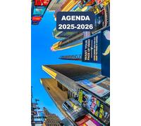 AGENDA 2025 2026: Planificateur scolaire NEW YORK ( Septembre 2025/juillet 2026) pour Etudiant, lycée, collège, primaire Une page un jour Format A5