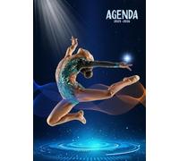 Agenda 2025 2026 Scolaire: Gymnastique | Planificateur et organiseur Journalier pour fille - 1 Jour par Page avec heure