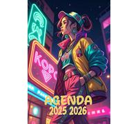 Agenda 2025-2026: Scolaire k-pop | Journalier (une page par jour) | Septembre à Juillet | 14,8 x 21 cm | Collège et Lycée et primaire | anime et Corée, Korean Pop | garçon et fille.
