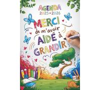 AGENDA 2025 2026: Très pratique et Élégant | Cadeau Maitresse Maitre Atsem Aesh