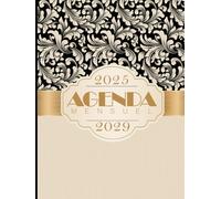 Agenda 2025 2029 Mensuel: Calendrier de 05 ans avec Jours Fériés/ Planificateur de 60 Mois de Janvier 2025 à Décembre 2029 / 1 Mois Sur deux Pages