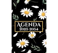 Agenda 2025-2034: Une Vue Claire sur l'Avenir | Planificateur Mensuel 10 ans |120 Mois | de Janvier 2025-Décembre 2034 | 1 mois sur 2 pages | Organisateur Français | Format de Poche A5 | 287 pages.