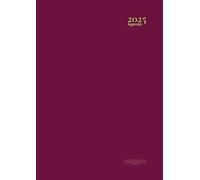 Agenda 2025 A4 Journalier: Rose - 1 Page Par Jour - 365 Jours - 21 x 29.7 Cm - Couverture Souple - Sans Spirale - Grand Format - Professionnel - Planificateur En Français - Pour Homme & Femme.