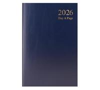 Agenda 2025 A5 avec page par jour Bleu marine