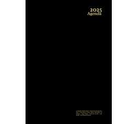 Agenda 2025 a5 Semainier: Noir - Professionnel - Vertical Une Semaine Sur 2 Pages - 7 Jours Heure: 30 Min - Janvier à Decembre - En Français - Petit ... Souple - Sans Spirale - Pour Homme & Femme.