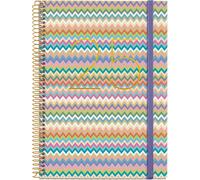 Agenda 2025, Agenda Annuel 155 X 213 Mm, 1 Jour Par Page, Couverture Carton Doublé Plastifié, Spirale, Fermeture Élastique, Papier 80 G/M², Espagnol, Anglais Et Portugais, Majorque