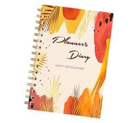 Agenda 2025, bloc-notes à spirale, format A5, outil de gestion budgétaire pour voyage, notes, devoirs, études et travail, organiseur personnel pour une planification efficace du temps et des finances