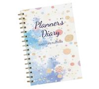 Agenda 2025, bloc-notes à spirale, format A5, outil de gestion budgétaire pour voyage, notes, devoirs, études et travail, organiseur personnel pour une planification efficace du temps et des finances