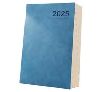 Agenda 2025 - Carnet de planification | 8 x 6 pouces, 340 pages, agenda journalier | Carnet de planification à couverture rigide, organiseur de gestion du temps pour les travailleurs