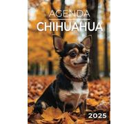Agenda 2025 - Chihuahua: Journalier | 2 jours par page | Format A5 | Couverture Souple | 194 pages | Chiens