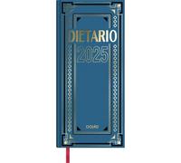 Agenda 2025 Espagnol ¿ 1 Jour Par Page, Format Deux Tiers (2/3) 14,5 X 31 Cm, Couverture Rigide, Comprend Des Échéances 2025 Et 2026, Dates À Rappeler, Planning Annuel, Résumé Du Mois ¿ Bleu