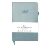 agenda 2025 Journalier, Un Jour Par Page, 21.5 * 14.5cm A5, Couverture Rigide En Cuir Pu, Semainier Élastique