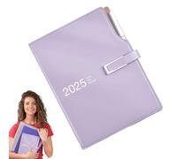 Agenda 2025, organiseur de calendrier, carnet de planification quotidienne, suivi du planning mensuel, journal d'écriture compact avec stylo, rappel de rendez-vous pour l'école et la gestion des