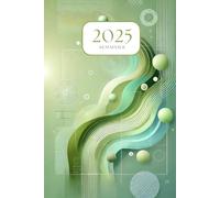 Agenda 2025 semainier A5 vertical vert sauge: Planificateur hebdomadaire 12 mois, samedi dimanche entier, intervalles de 30 minutes, double page, français.