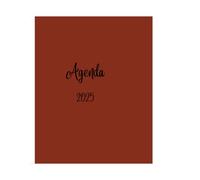 Agenda 2025 Tapa Blanda Borgoña Profundo - Planificador Inspirador con Frases Motivadoras y Versículos Bíblicos - Calendario Anual, Mensual y Semanal ... - 8.5 x 11 pulgadas.: Elegante y Flexible