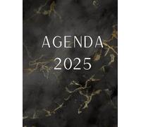 Agenda 2025 Tapa dura: Planificador Semanal, Mensual con Calendario (8.5 x 11 pulgadas) by Myriam Veloza: ¡Organiza tu año de una forma práctica y eficiente con un diseño minimalista!