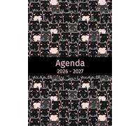 Agenda 2026-2027: Idée de cadeau pour amoureux des chats, vétérinaire, d'amant de chat, Planificateur organisateur mensuel et semainier