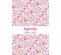 Agenda 2026-2027: Idée de cadeau pour docteur, étudiant en médecine, futur médecin, infirmière, Planificateur organisateur mensuel et semainier