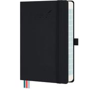 Agenda 2026-2027 Journalier 17*12cm de Sept.2026 à Déc.2027 Agenda Scolaire B6 avec 2 Colonnes 1 Jour par Page Horaire Porte-Stylo