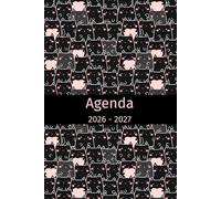 Agenda 2026-2027: Regalo per Gli Amanti dei Gatti, Mamma Gatto, Veterinario, Proprietari di Gatti, Calendario, Pianificatore Settimanale Mensile