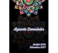 Agenda 2026-2027 Semainier 18 Mois: Grand Format A4 - De Juillet 2026 a Decembre 2027 | Planificateur Hebdomadaire avec Horaires | 1 Semaine sur 2 ... Professionnel, Etudiant, Bureau | 220 pages